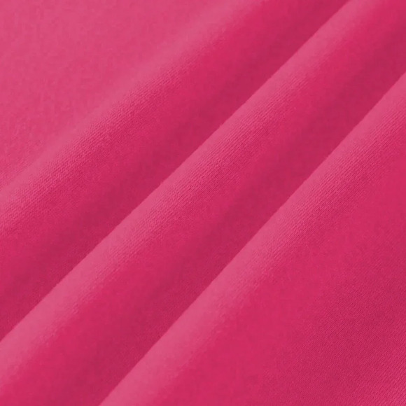 Hot Pink Casual Women's Christmas Tree Print Drop Shoulder Sweatshirt - Picture 3 of 3